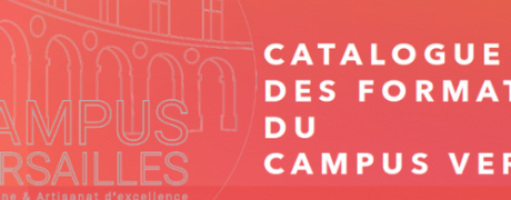 Nouveau catalogue de formations du Campus Versailles